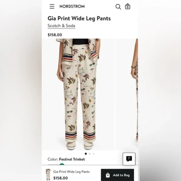 Scotch & Soda Gia Wide Leg Pants - Picture 6 of 9